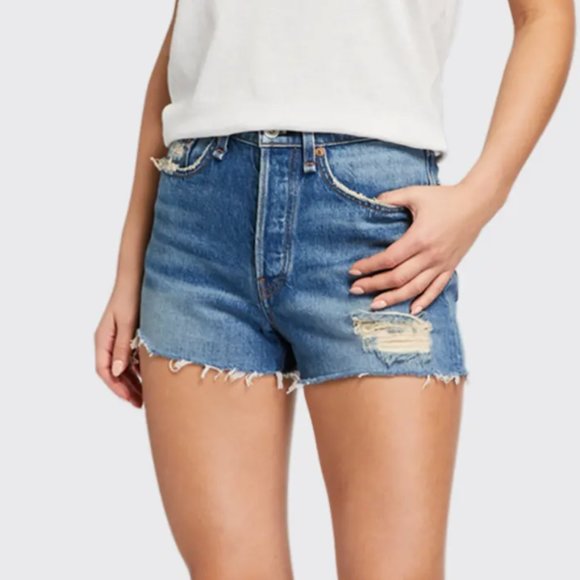 NWT Rag & Bone Maya High-Rise Denim Short 30 - Picture 3 of 6